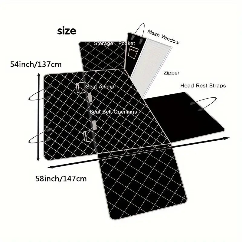 The-Alpaca Dog Seat Cover 4.0