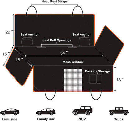 The-Alpaca Dog Seat Cover 4.0